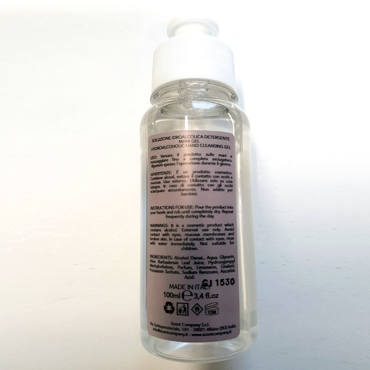 IGIENIZZANTE MANI ALOE VERA 100 ml